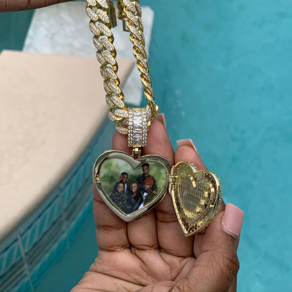 Free Custom Photo Photo Necklace Pendant Personalized Custom Photo