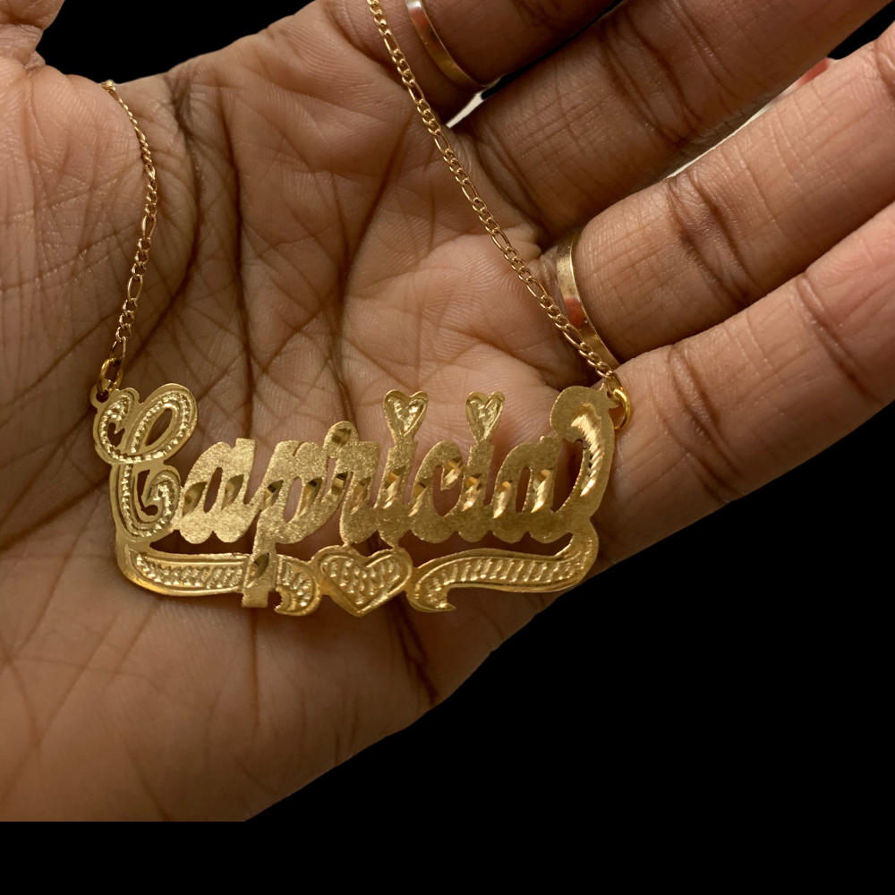 DAR Classic Nameplate Necklace DAR Custom Jewelry