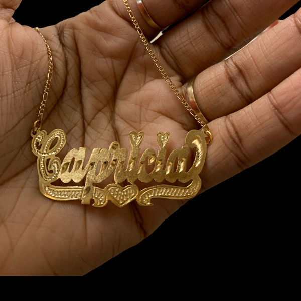 DAR Classic Nameplate Necklace DAR Custom Jewelry