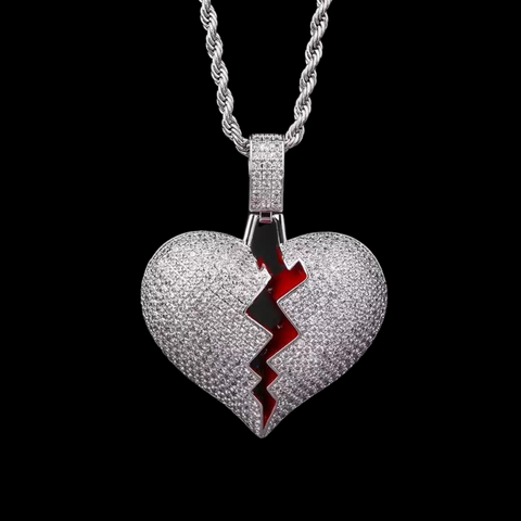 Broken 2025 heart jewelry