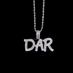 Custom Baguette Letter Necklace - Custom Pendants | DAR Custom Jewelry