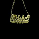 DAR Classic x2 Nameplate Necklace