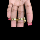 Two Finger Nameplate Ring | DAR Custom Jewelry