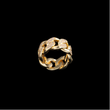 12mm Diamond Miami Cuban Link Ring