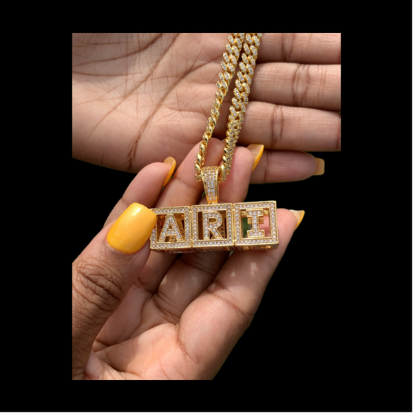 DAR Rope Nameplate Necklace – DAR Custom Jewelry